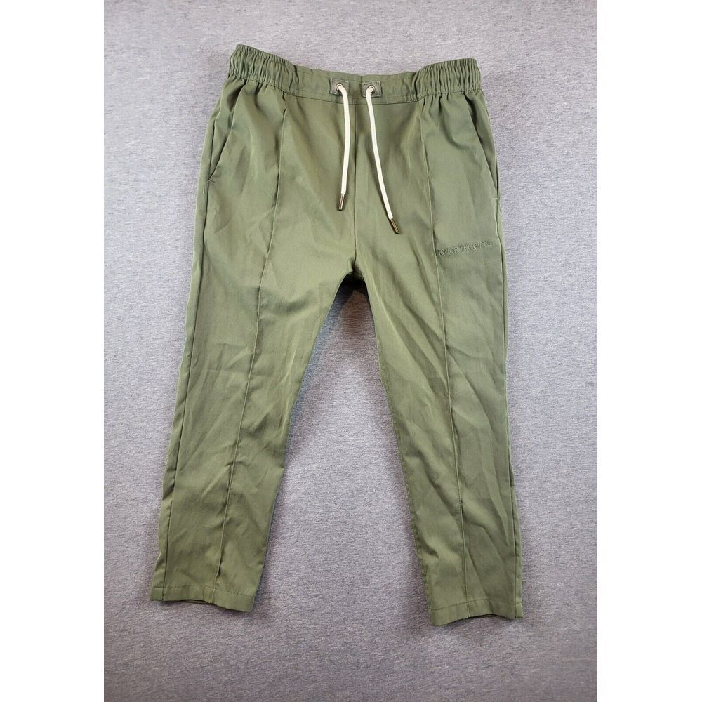 Honor The Gift HTR‎ Zero Gravity Pants Youth Size 12 - Olive Green Pleated